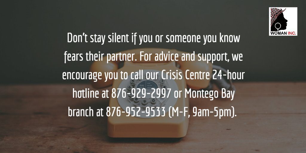 Contact Information for the Woman Inc Crisis Center in Jamaica 