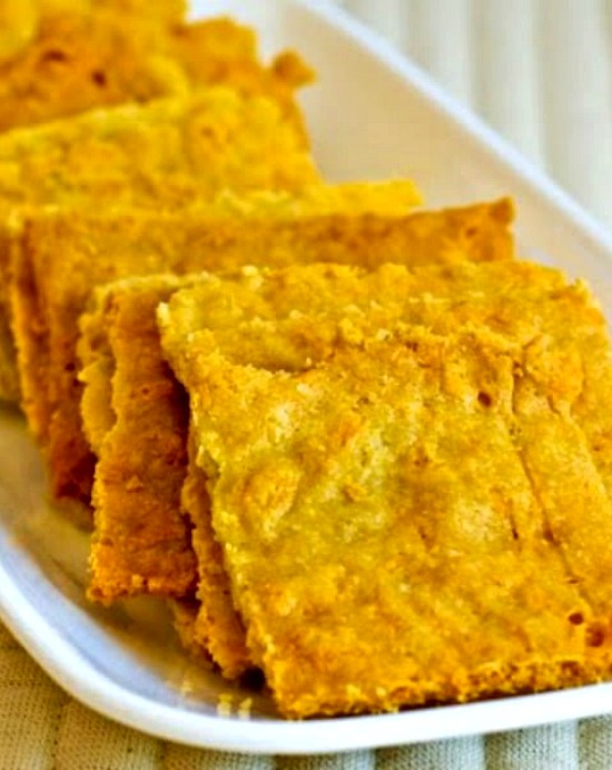 Low carb crackers courtesy Kalyn's Kitchen
