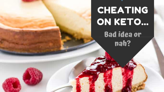Cheating on keto blog banner