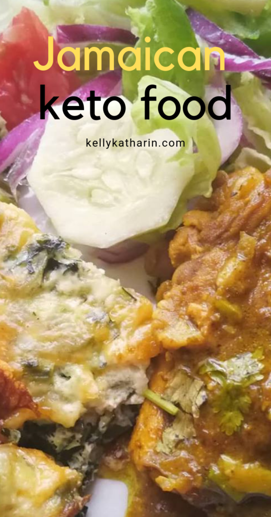 Crust-less Callaloo Quiche and Curried Chicken: Jamaican Keto Food
