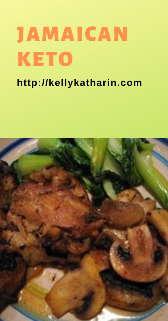 Keto diet the Jamaican Way and Weight Loss: Spicy baked chicken and local veggies