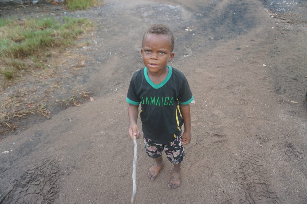 Road trip Jamaica Jamaican child in Treasure Beach