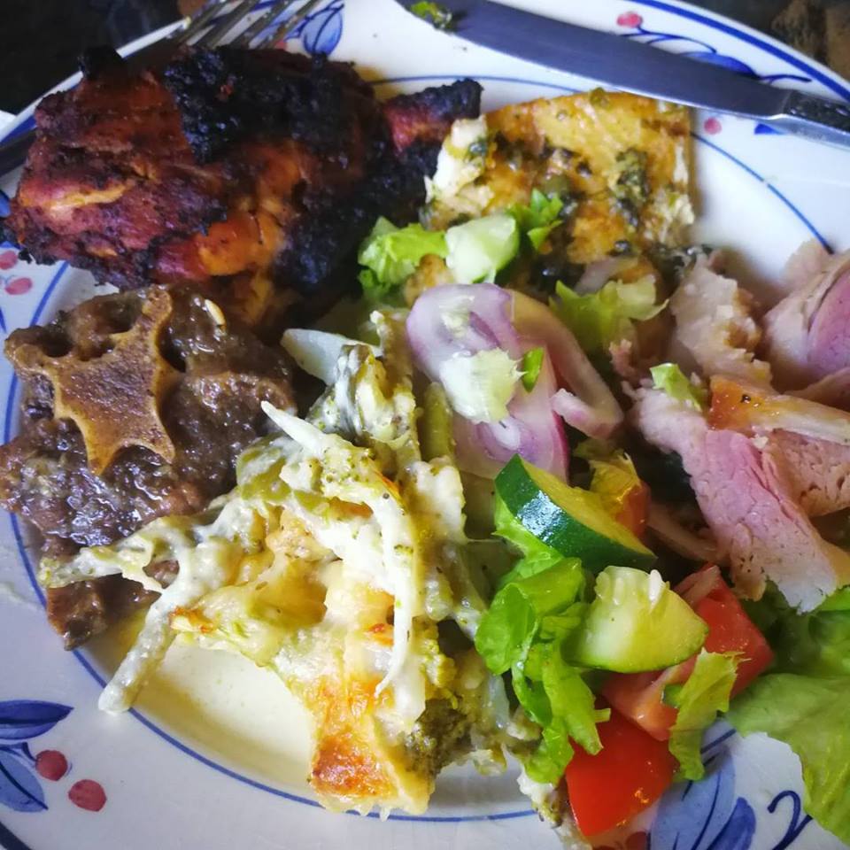 Christmas Dinner 2017 Caribbean Keto Style 