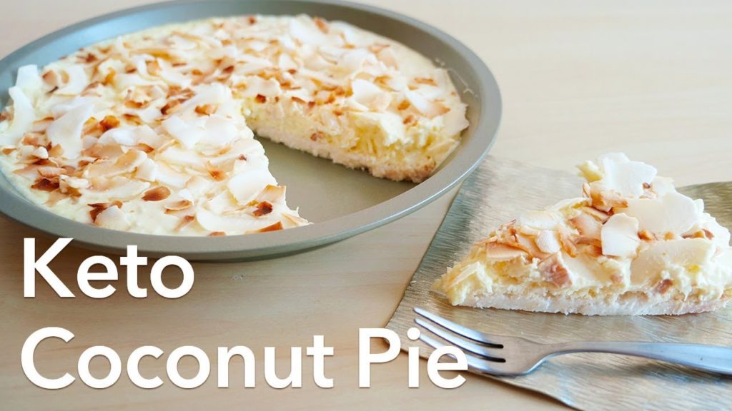 Keto coconut pie