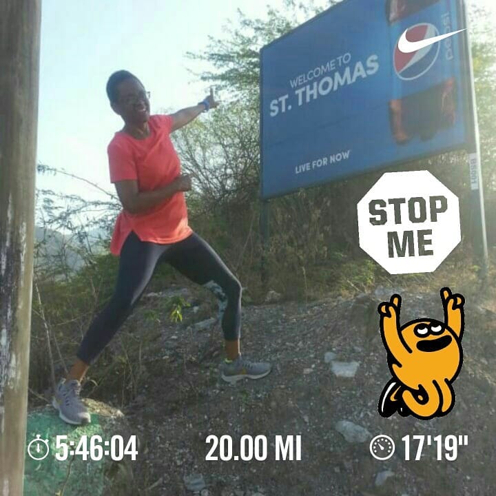 Marlene the Runner in the parish of St. Thomas, Jamaica