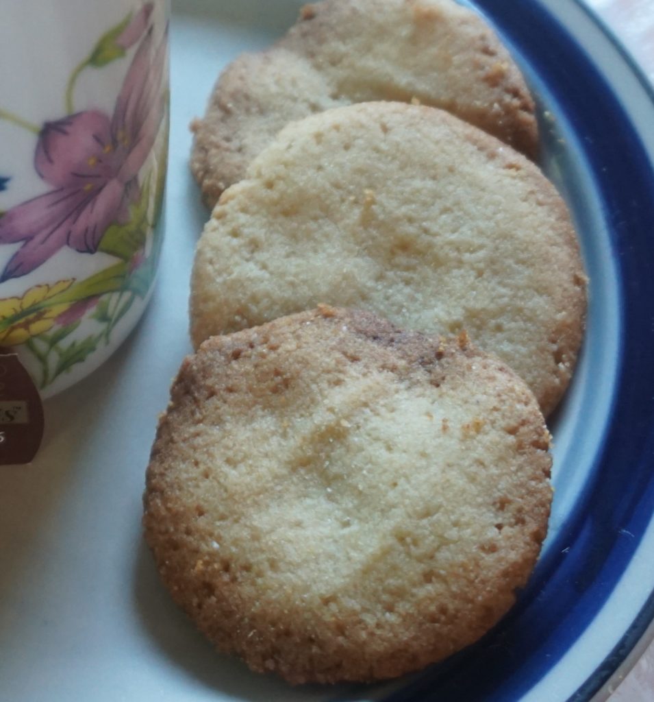 Keto Butter Cookies and a cup of tea 