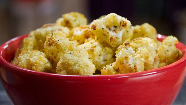 Faux Popcorn made with Cauliflower courtesy Cooking Channel 