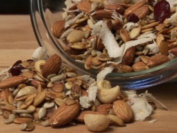 Low carb trail mix made with seeds and nuts