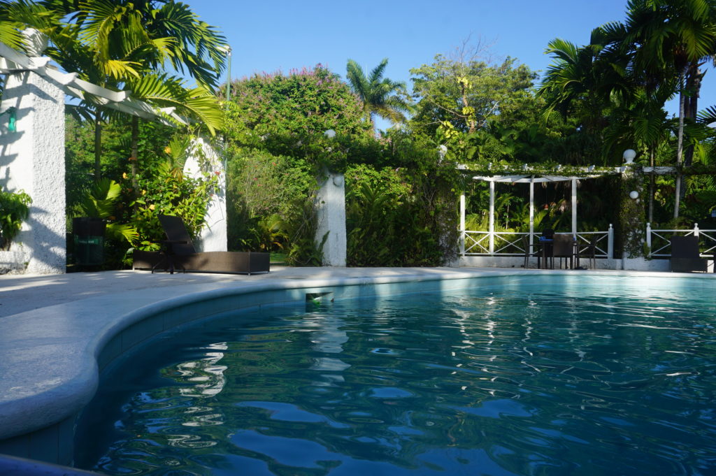 The pool at Goblin Hill villas