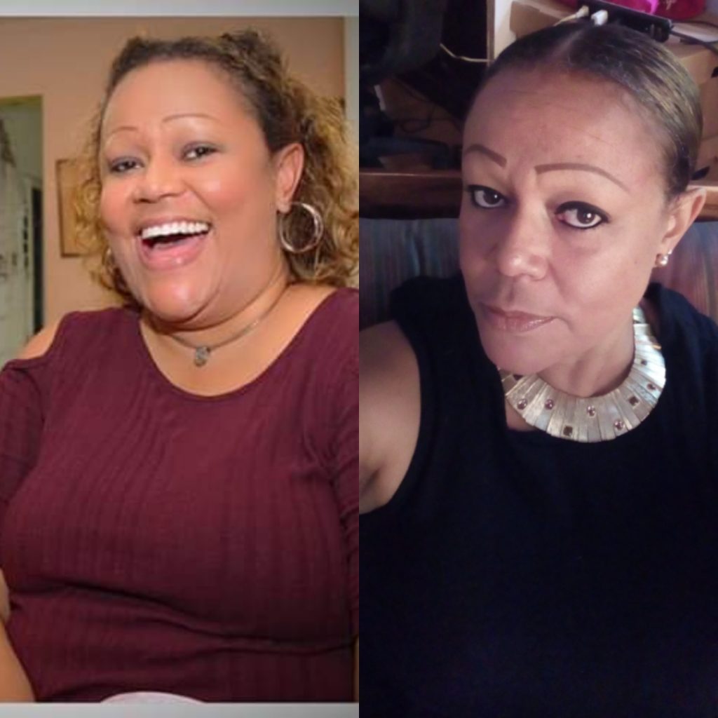 Weight loss transformation on keto