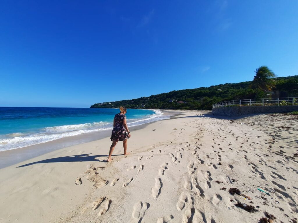 Wave action and sunshine: 2 of my favourite coping mechanisms!  
This is Long Bay, Portland, Jamaica