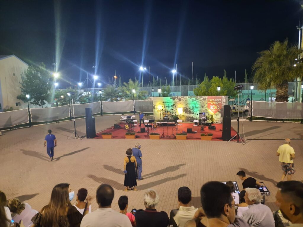 Outdoor concert in Nea Makri