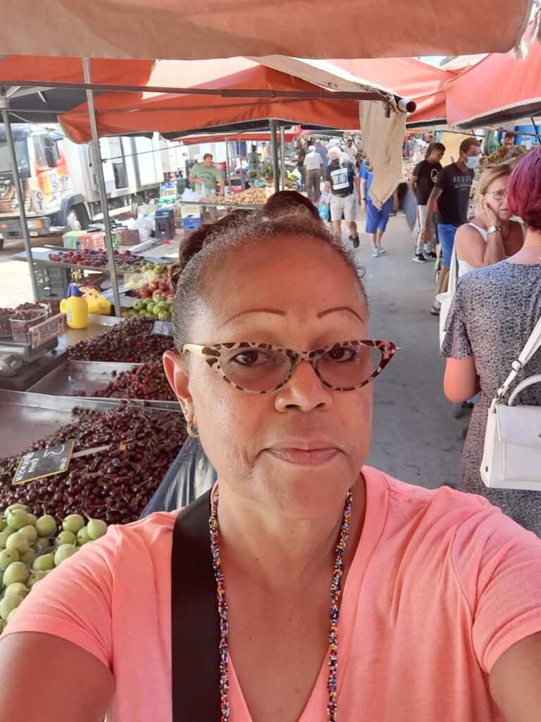 Farmers market in Greece